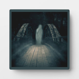 Halloween - Haunted Bridge 4 Plaque