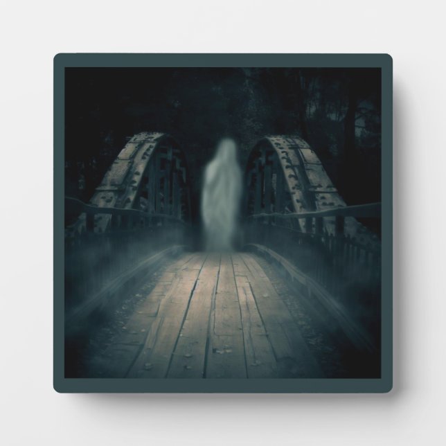 Halloween - Haunted Bridge 4 Plaque (Front)