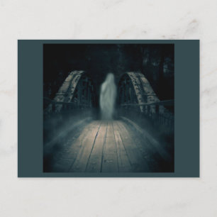 Halloween - Haunted Bridge 4 Postcard