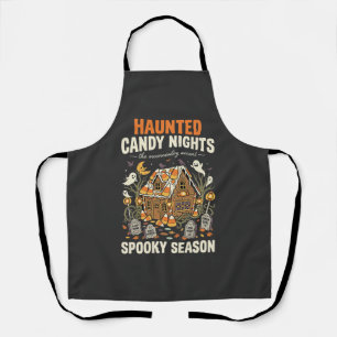 Halloween Haunted Candy Night (2) Apron