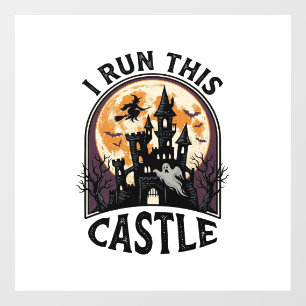 Halloween Haunted Castle Witch Moon Vintage Shirt_