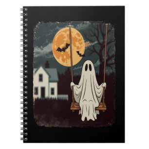 Halloween Haunted Ghost Swing Notebook
