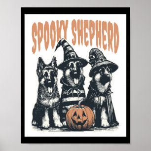 Halloween Haunted Ghost Swing Poster