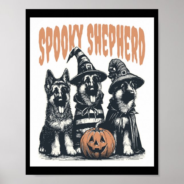 Halloween Haunted Ghost Swing Poster (Front)