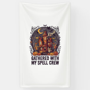 Halloween Haunted Harvest Gathering Banner