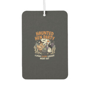 Halloween Haunted Hen Party Car Air Freshener