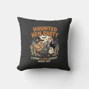 Halloween Haunted Hen Party Cushion