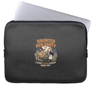 Halloween Haunted Hen Party Laptop Sleeve