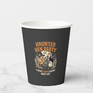 Halloween Haunted Hen Party Paper Cups
