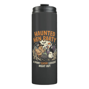 Halloween Haunted Hen Party Thermal Tumbler