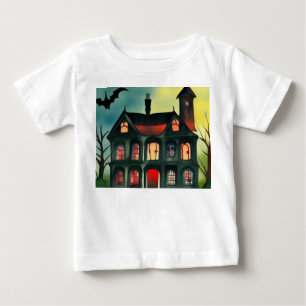 Halloween Haunted House Baby T-Shirt