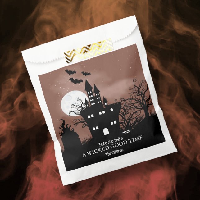 Halloween Haunted House Favour Bags (Creator Uploaded)