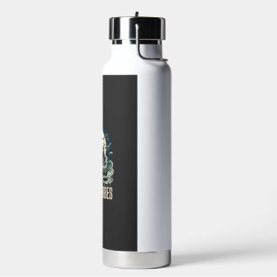 Halloween Haunted House Fright Vibes Design Water Bottle