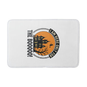 Halloween Haunted House Funny Boo Vintage_1 Bath Mat