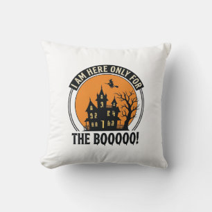 Halloween Haunted House Funny Boo Vintage_1 Cushion