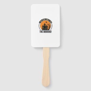 Halloween Haunted House Funny Boo Vintage_1 Hand Fan