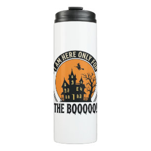 Halloween Haunted House Funny Boo Vintage_1 Thermal Tumbler
