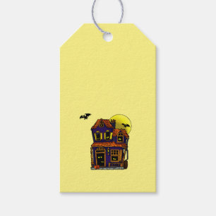 Halloween Haunted House Gift Tag