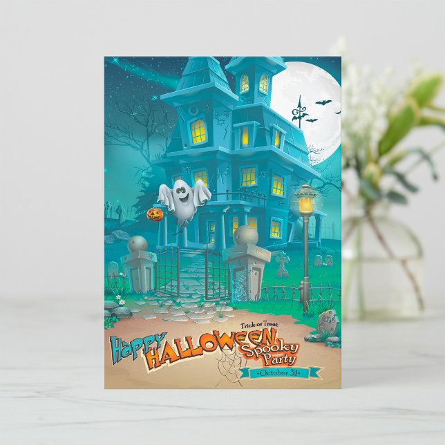 Halloween Haunted House Invitations (Creator Uploaded)