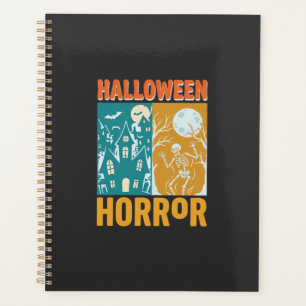 Halloween Haunted House Moon Skeleton Design_1 Planner