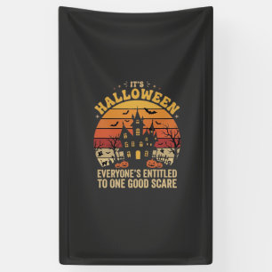 Halloween Haunted House One Good Scare Design_1 Banner