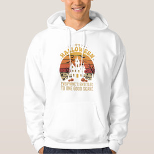 Halloween Haunted House One Good Scare Design_1 Hoodie