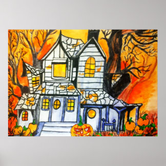 HALLOWEEN HAUNTED HOUSE POSTER
