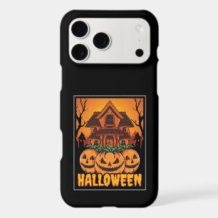 Halloween Haunted House Pumpkin Illustration