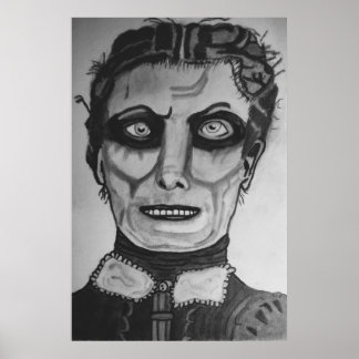 HALLOWEEN HAUNTED HOUSE RESIDENT GHOST POSTER