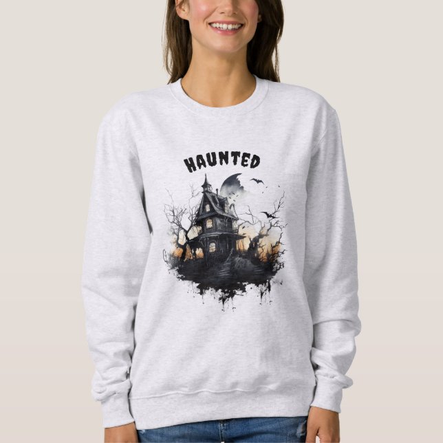 Halloween Haunted House  Sweatshirt (Front)
