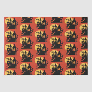 Halloween Haunted House Tissue Paper