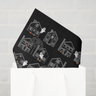 Halloween Haunted House Tissue Paper