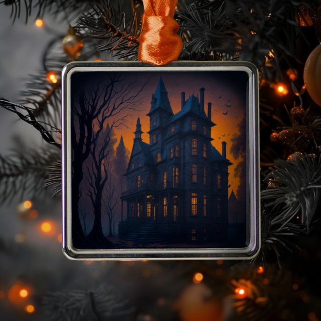 Halloween Haunted Mansion Metal Tree Decoration (Creator Uploaded)