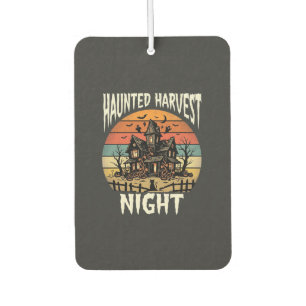 Halloween Haunted Pumpkin Night Car Air Freshener