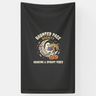 Halloween Haunted Reading Night Banner