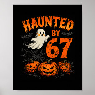 Halloween Haunted Six Seven Number Gen Alpha Slang Poster