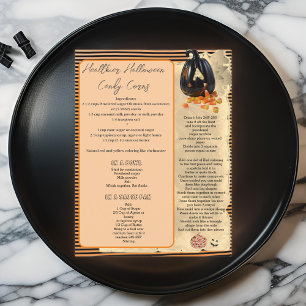 HALLOWEEN HEALTHIER CANDY CORN RECIPE   Postcard