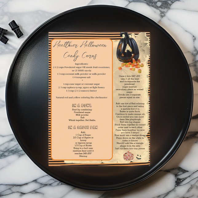 HALLOWEEN HEALTHIER CANDY CORN RECIPE | Postcard (Creator Uploaded)