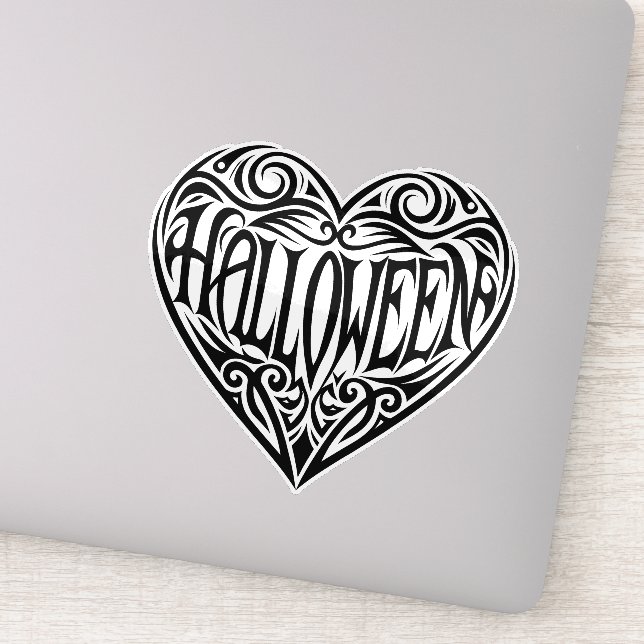 Halloween Heart, Black Heart, Holiday (Detail)
