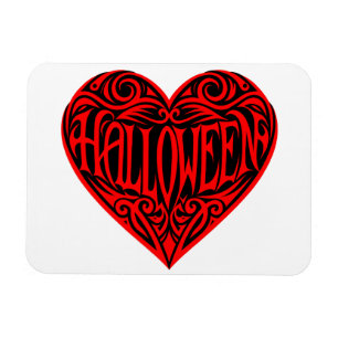 Halloween Heart, Red Heart, Holiday Magnet