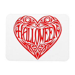 Halloween Heart, Red Heart, Holiday Magnet