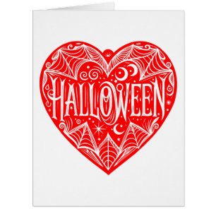 Halloween Heart, Red Heart Shape, Holiday
