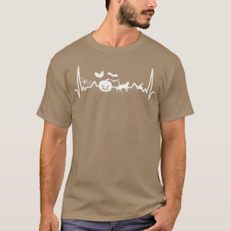 Halloween Heartbeat Pumpkin Halloween Costume frie T-Shirt