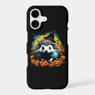 Halloween Hedgehog and pumpkins cute