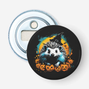 Halloween Hedgehog and pumpkins cute Bottle Opener