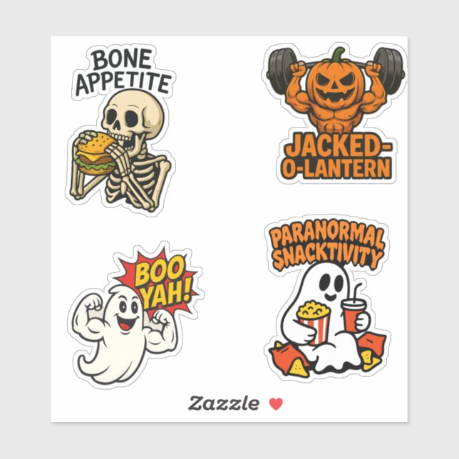 Halloween Hilarity Sticker Sheet (Sheet)