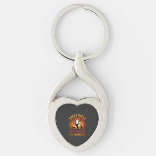 Halloween Hocus Pocus Everybody Focus Witch Tree Key Ring