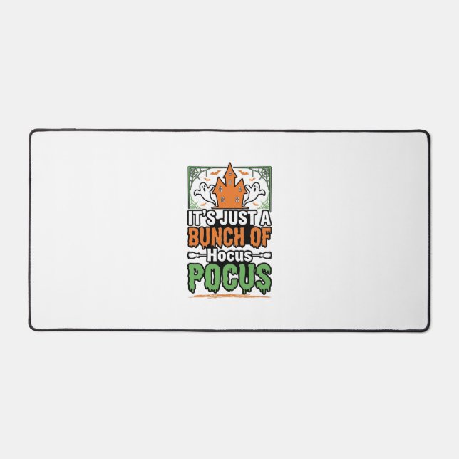 Halloween Hocus Pocus Quote Vector Design_1 Desk Mat (Front)