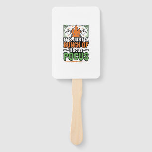 Halloween Hocus Pocus Quote Vector Design_1 Hand Fan