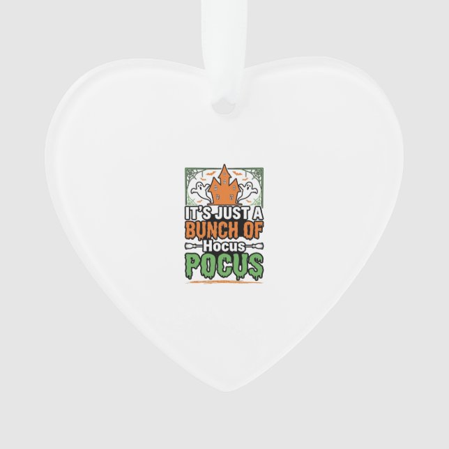 Halloween Hocus Pocus Quote Vector Design_1 Ornament (Front)